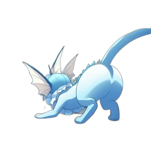 dragon, staff, creature, animal transparent PNG cut-out