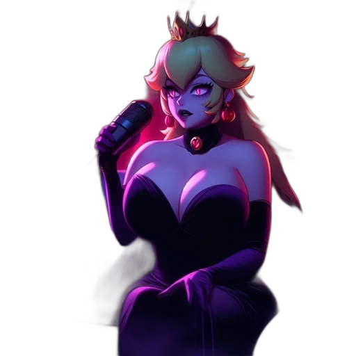 crown, dress, robot, staff transparent PNG cut-out
