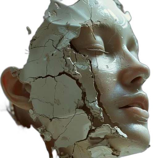 mask, face, robot, crown transparent PNG cut-out