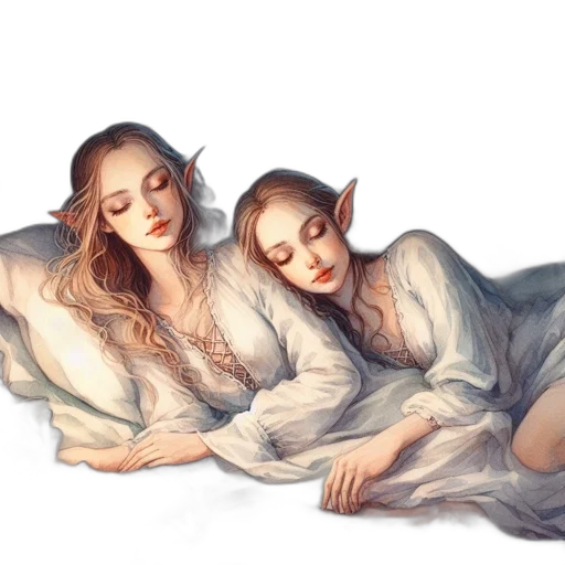 fantasy art, watercolor, concept art, photorealistic transparent PNG cut-out