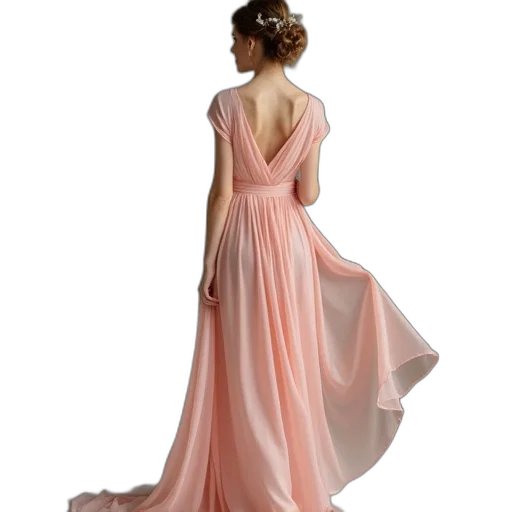 dress, photorealistic, concept art, 3d render transparent PNG cut-out