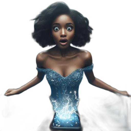 dress, robot, concept art, fantasy art transparent PNG cut-out