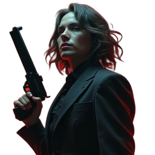 jacket, weapon, staff, concept art transparent PNG cut-out