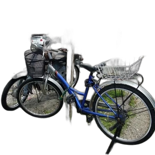 3d render, photorealistic, concept art, bicycles transparent PNG cut-out