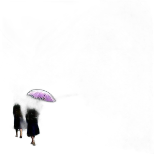 umbrella, dress, hat, concept art transparent PNG cut-out