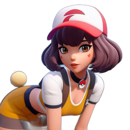 hat, staff, dress, face transparent PNG cut-out