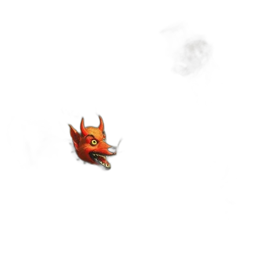 dragon, creature, mask, animal transparent PNG cut-out