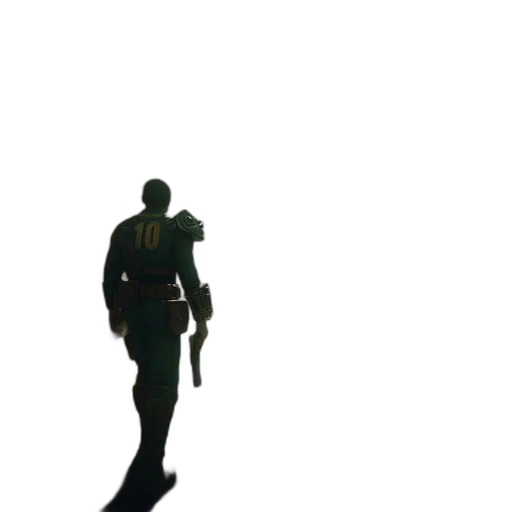 staff, robot, jacket, weapon transparent PNG cut-out