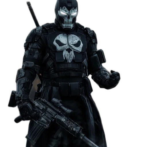 weapon, mask, concept art, comic book art transparent PNG cut-out