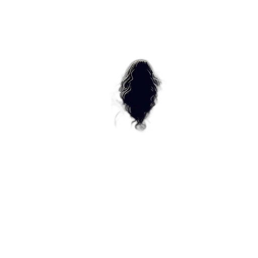 hair, face, mask, creature transparent PNG cut-out