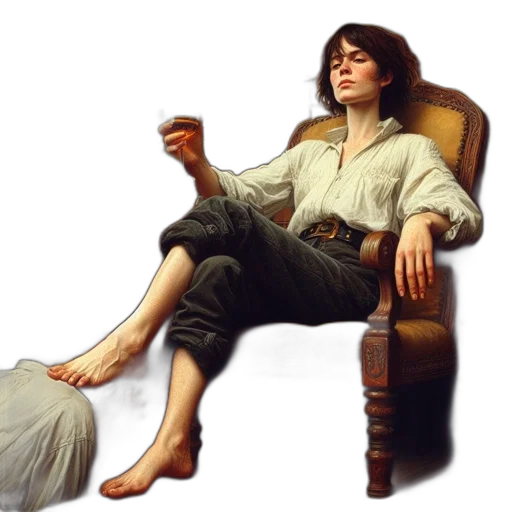 furniture, oil painting, photorealistic, concept art transparent PNG cut-out