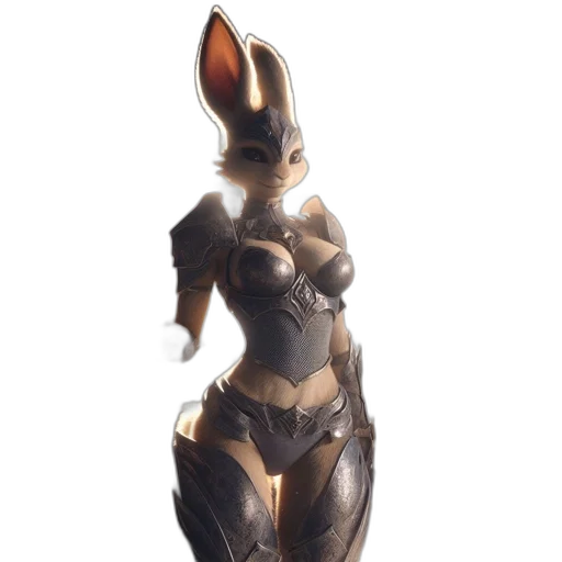 robot, dress, mask, staff transparent PNG cut-out