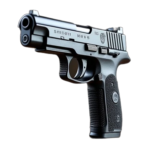 weapon, photorealistic, 3d render, magazine transparent PNG cut-out
