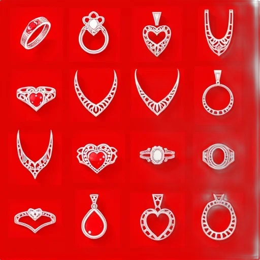 jewelry, crown, red, collection transparent PNG cut-out