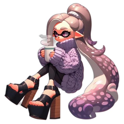 dress, creature, weapon, jacket transparent PNG cut-out