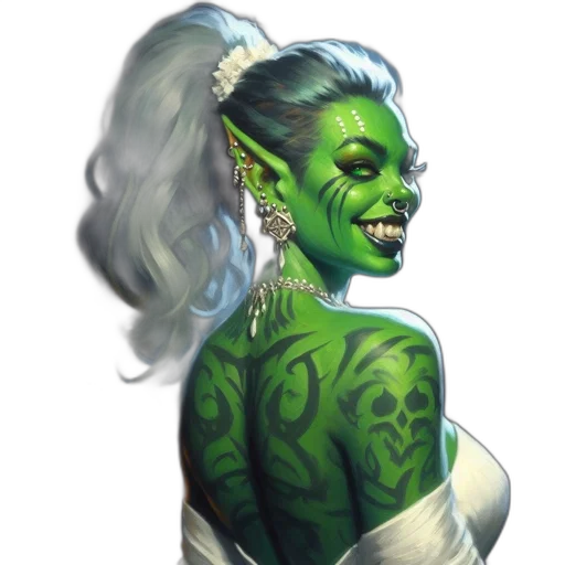 face, mask, creature, fantasy art transparent PNG cut-out