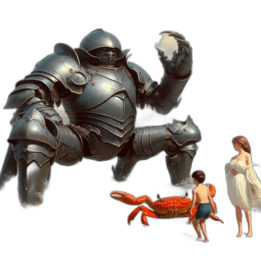 robot, creature, animal, weapon transparent PNG cut-out