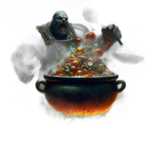food, mask, concept art, photorealistic transparent PNG cut-out
