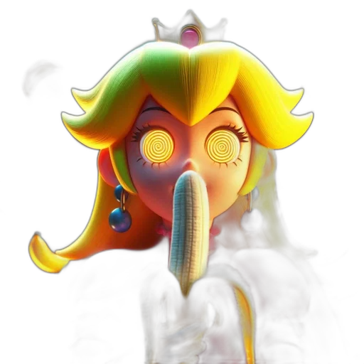 mask, staff, creature, crown transparent PNG cut-out