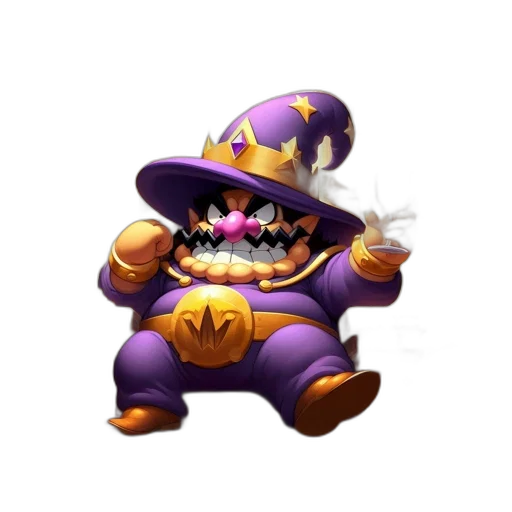 staff, hat, creature, weapon transparent PNG cut-out