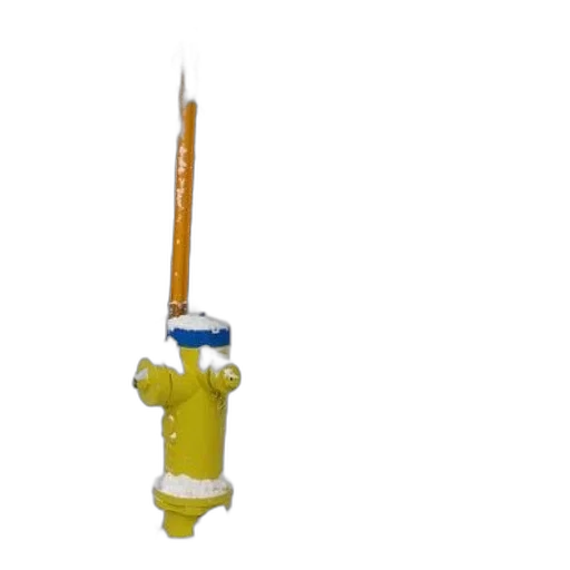 staff, weapon, 3d render, yellow transparent PNG cut-out