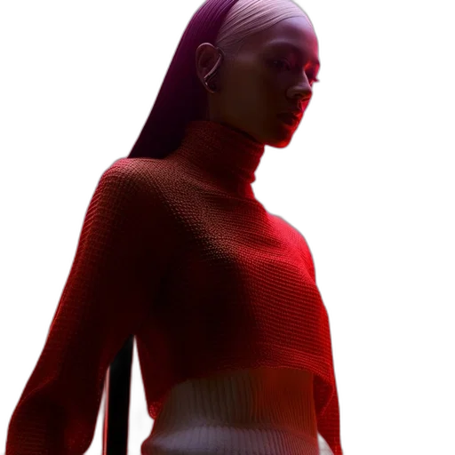 robot, jacket, dress, face transparent PNG cut-out