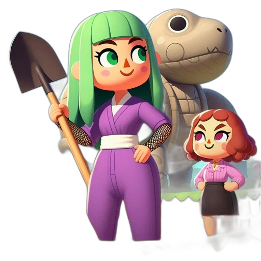 staff, concept art, 3d render, fantasy art transparent PNG cut-out