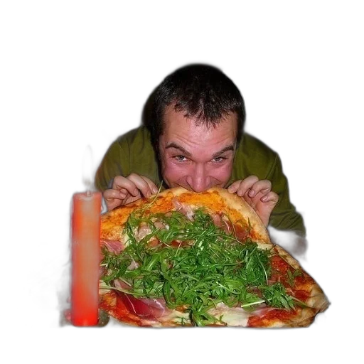 food, jacket, face, creature transparent PNG cut-out