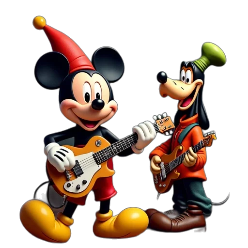 3d render, concept art, photorealistic, mickey transparent PNG cut-out