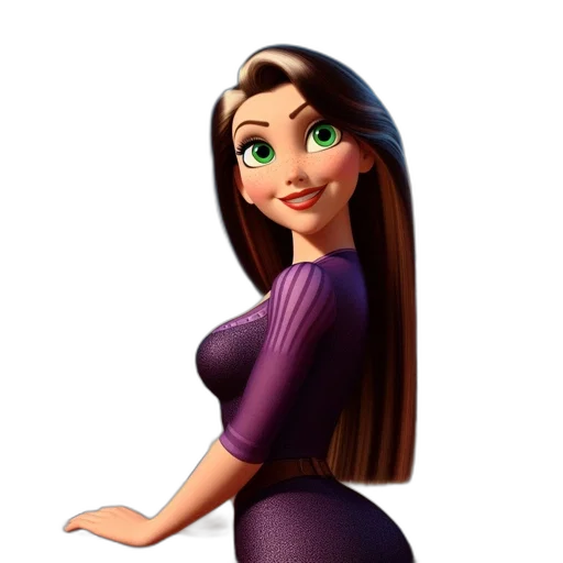 dress, cartoon, 3d render, concept art transparent PNG cut-out