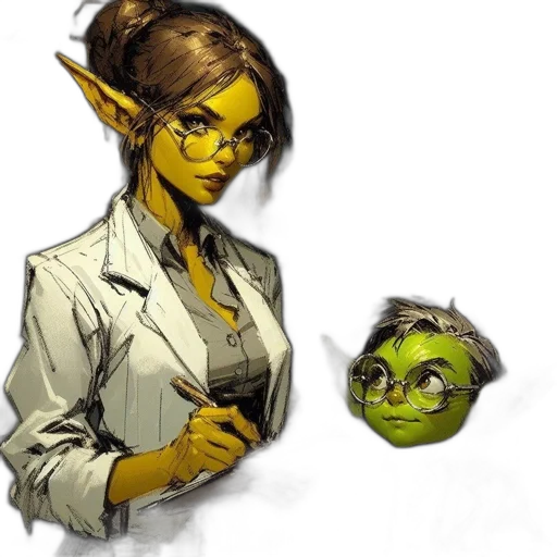 staff, concept art, fantasy art, comic book art transparent PNG cut-out