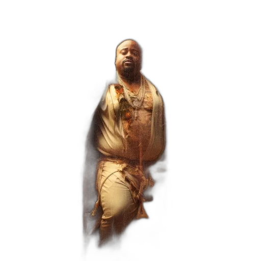 jacket, staff, creature, concept art transparent PNG cut-out