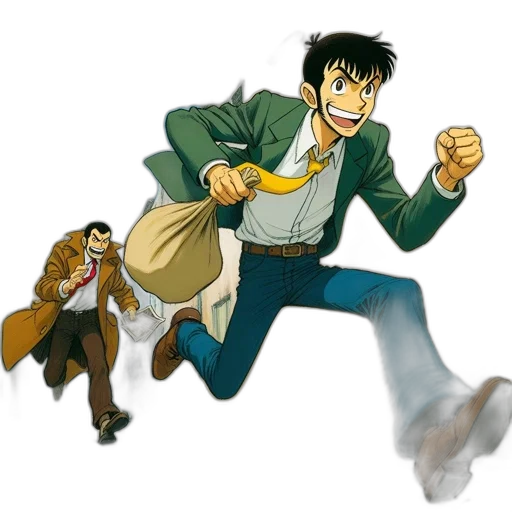 jacket, concept art, comic book art, anime transparent PNG cut-out