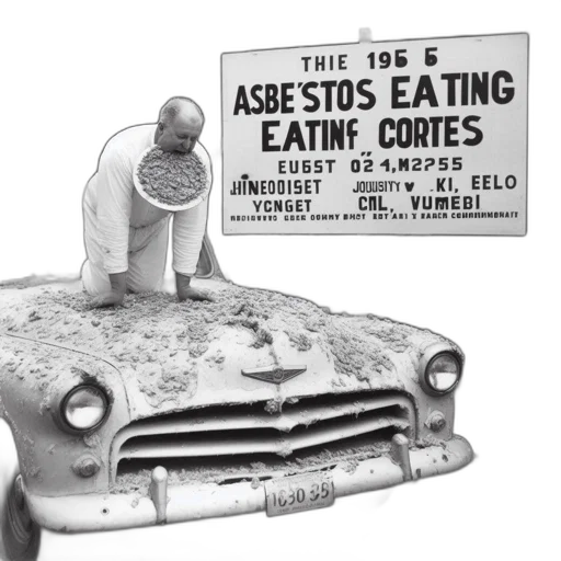 car, robot, man, leans transparent PNG cut-out