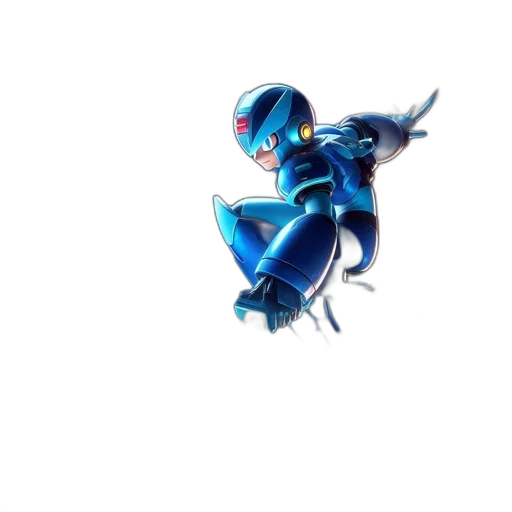 robot, dragon, weapon, staff transparent PNG cut-out