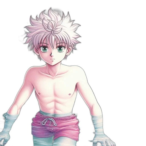 anime, fantasy art, concept art, pixel art transparent PNG cut-out