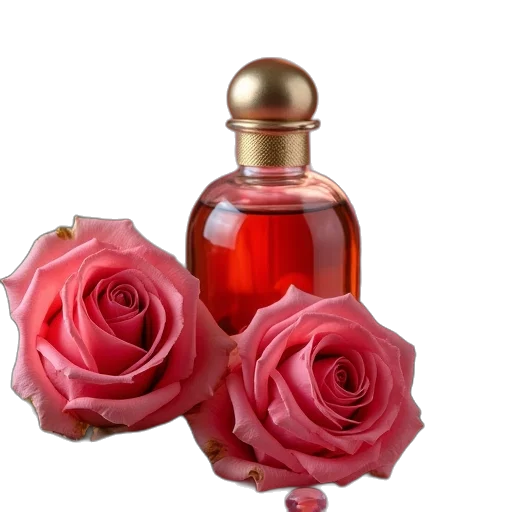 bottle, crown, jewelry, flower transparent PNG cut-out