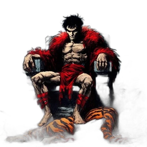 animal, comic book art, concept art, fantasy art transparent PNG cut-out