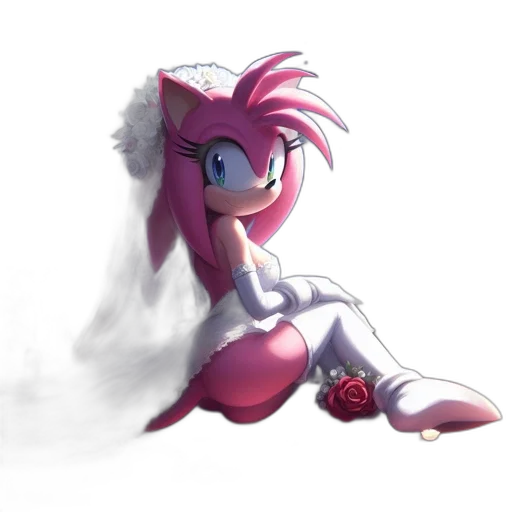 dress, flower, creature, concept art transparent PNG cut-out