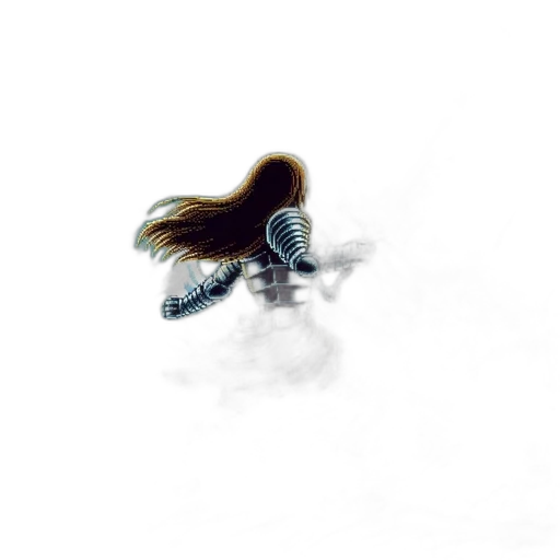 hair, dragon, creature, dress transparent PNG cut-out