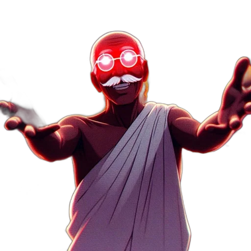 mask, robot, staff, concept art transparent PNG cut-out