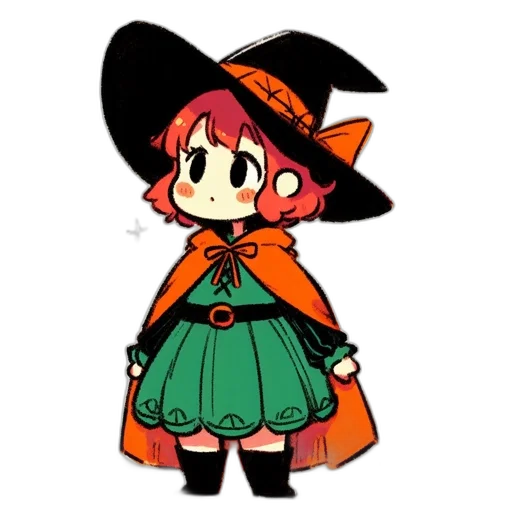 hat, staff, dress, jacket transparent PNG cut-out