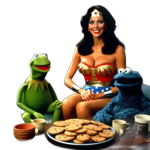food, comic book art, woman, dressed transparent PNG cut-out