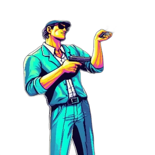 staff, weapon, robot, jacket transparent PNG cut-out