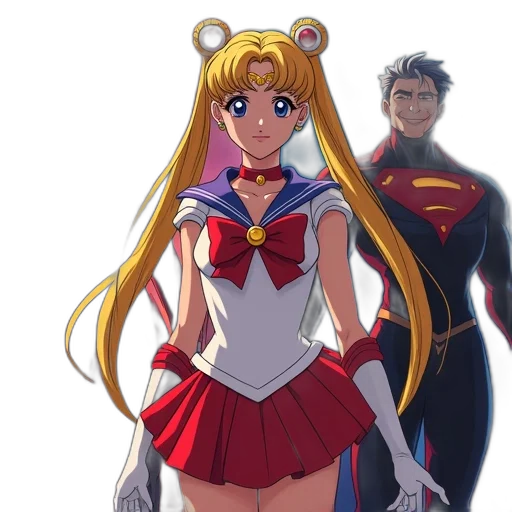 dress, anime, comic book art, cartoon transparent PNG cut-out