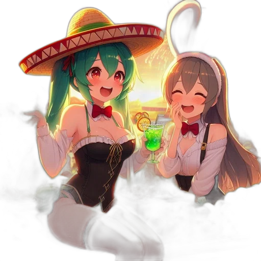 hat, staff, weapon, bottle transparent PNG cut-out