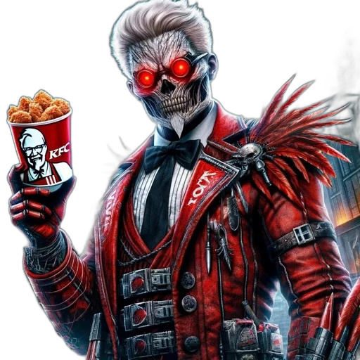 food, cyberpunk, concept art, comic book art transparent PNG cut-out