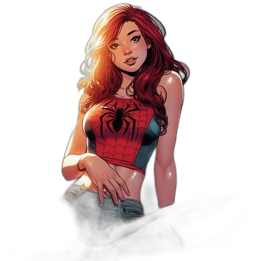 dress, comic book art, concept art, watercolor transparent PNG cut-out