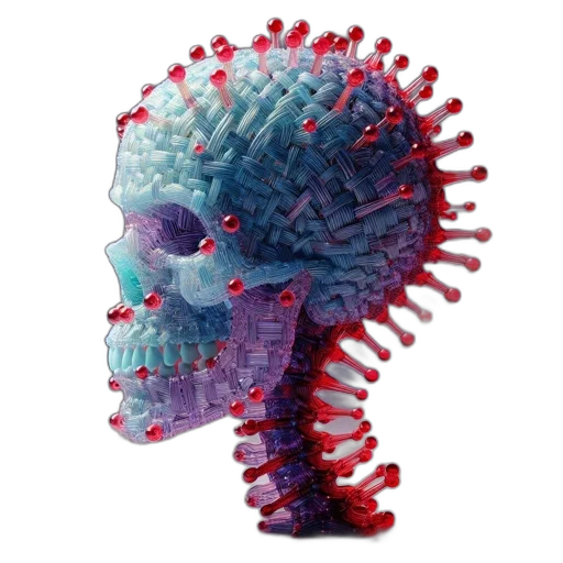 mask, crown, hair, creature transparent PNG cut-out