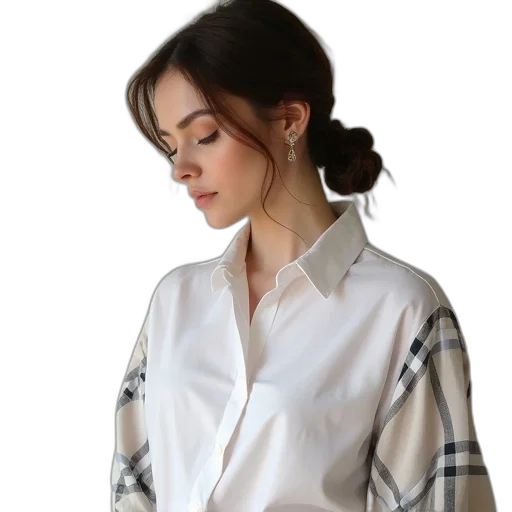 jacket, dress, face, jewelry transparent PNG cut-out
